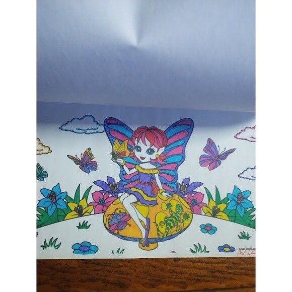 Lisa Frank Jumbo Coloring Poster Pad Wolf Penguin Igloo Design (Lisa Frank 2013 - Picture 14 of 16